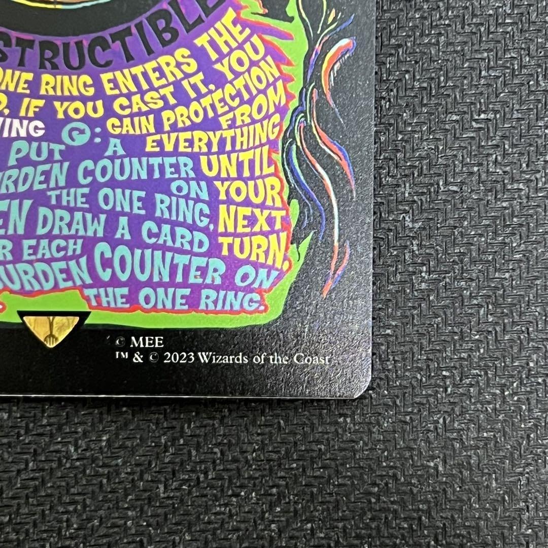 mtg 一つの指輪　ポスター　ボーダーレス 一つの指輪/The One Ring EN ボーダーレス Foil LTR-BFの通販 土日祝休